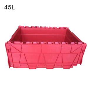 attached lid totes