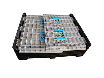 Plastic pallet boxes