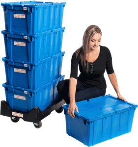 plastic containers totes with lids