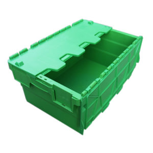 Industrial High Strength Plastic Moving Boxes with Attached Lids - China Moving  Crates, Moving Storage Box