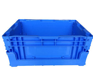 Folding Crates Storage Sandmovie 16 L Plastic Collapsible Crate 4 Packs