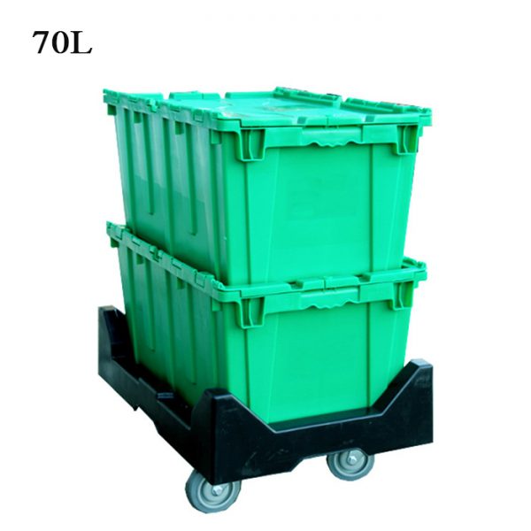 70L plastic moving boxes