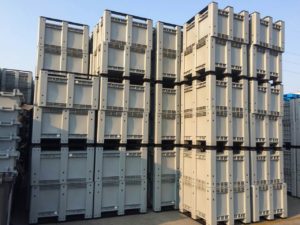 plastic pallet boxes with lids