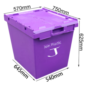 large plastic moving boxes