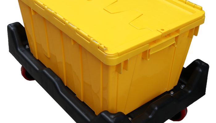 moving bin on wheels